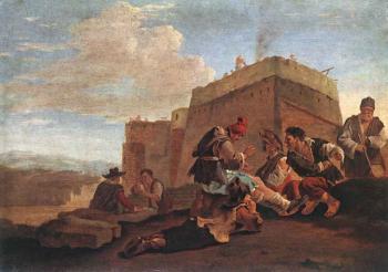 皮特 範 拉爾 Landscape With Morra Players 皮特 範 拉爾 Landscape With Morra Players